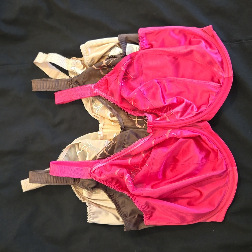 Set of 3 Elomi Cate bras 38HH UK